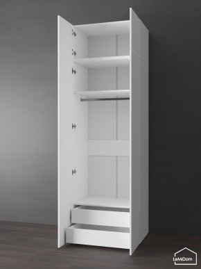 Шкаф с антресолью Linnea MHR-2POA-3 2450х800х510 (Белый-М 11.1.1) в Белоярском (ХМАО) - beloiarskii.ok-mebel.com | фото 6