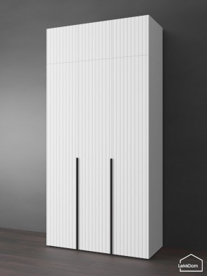 Шкаф с антресолью Linnea MHR-3A-2 2450х1200х510 (Белый-М 11.1.1) в Белоярском (ХМАО) - beloiarskii.ok-mebel.com | фото