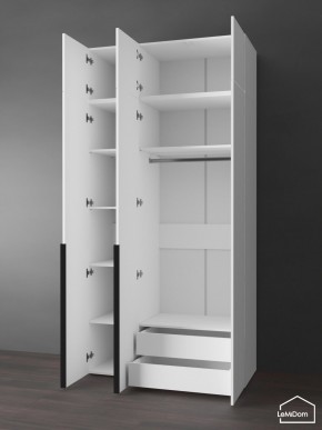 Шкаф с антресолью Linnea MHR-3A-2 2450х1200х510 (Белый-М 11.1.2) в Белоярском (ХМАО) - beloiarskii.ok-mebel.com | фото 5