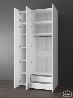 Шкаф с антресолью Linnea MHR-3POA-2 2450х1200х510 (Белый-М 11.1.1) в Белоярском (ХМАО) - beloiarskii.ok-mebel.com | фото 5