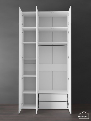 Шкаф с антресолью Linnea MHR-3POA-2 2450х1200х510 (Белый-М 11.1.1) в Белоярском (ХМАО) - beloiarskii.ok-mebel.com | фото 6
