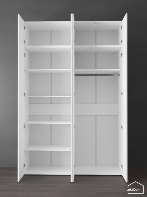 Шкаф с антресолью Linnea MHR-4POA-1 2450х1600х510 (Белый-М 11.1.2) в Белоярском (ХМАО) - beloiarskii.ok-mebel.com | фото 4
