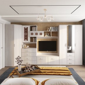 Шкаф угловой Белла (Ясень белый) в Белоярском (ХМАО) - beloiarskii.ok-mebel.com | фото 3