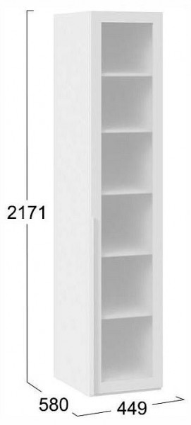 Шкаф-витрина Порто СМ-393.07.008 в Белоярском (ХМАО) - beloiarskii.ok-mebel.com | фото 3