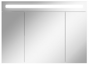 Шкаф-зеркало Аврора 100 с подсветкой LED Домино (DV8012HZ) в Белоярском (ХМАО) - beloiarskii.ok-mebel.com | фото