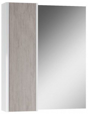 Шкаф-зеркало Uno 60 Дуб серый левый/правый Домино (DU1503HZ) в Белоярском (ХМАО) - beloiarskii.ok-mebel.com | фото 2