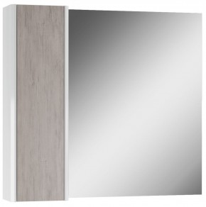 Шкаф-зеркало Uno 80 Дуб серый левый/правый Домино (DU1504HZ) в Белоярском (ХМАО) - beloiarskii.ok-mebel.com | фото 6