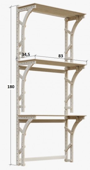 Система  хранения  Конструктор Арт. СХ3-1 в Белоярском (ХМАО) - beloiarskii.ok-mebel.com | фото 2