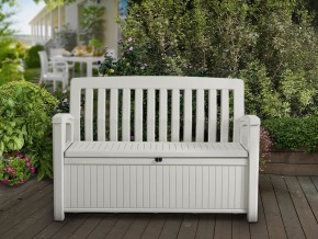 Скамья Patio Bench белый в Белоярском (ХМАО) - beloiarskii.ok-mebel.com | фото 2