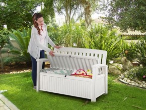 Скамья Patio Bench белый в Белоярском (ХМАО) - beloiarskii.ok-mebel.com | фото 4