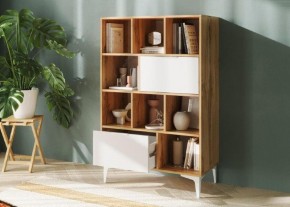 Стеллаж Арбат (белый) в Белоярском (ХМАО) - beloiarskii.ok-mebel.com | фото 3