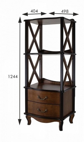 Стеллаж комбинированный Джульетта Л в Белоярском (ХМАО) - beloiarskii.ok-mebel.com | фото 4