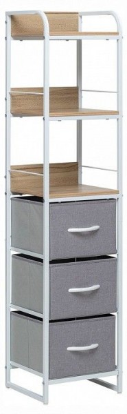 Стеллаж комбинированный Ноа в Белоярском (ХМАО) - beloiarskii.ok-mebel.com | фото