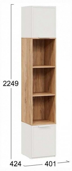 Стеллаж комбинированный Стелла в Белоярском (ХМАО) - beloiarskii.ok-mebel.com | фото 4