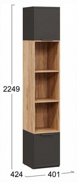 Стеллаж комбинированный Стелла в Белоярском (ХМАО) - beloiarskii.ok-mebel.com | фото 4