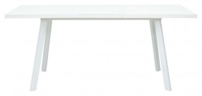 Стол ФИН 120 Белый, стекло/ Белый каркас М-City в Белоярском (ХМАО) - beloiarskii.ok-mebel.com | фото 2