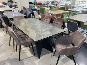 Стол IVAR 180 MARBLES KL-80 Серый мрамор, итальянская керамика, ®DISAUR в Белоярском (ХМАО) - beloiarskii.ok-mebel.com | фото 11