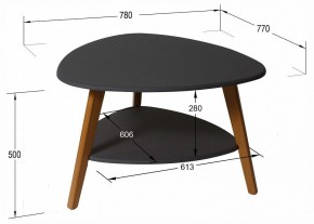 Стол журнальный Бруклин в Белоярском (ХМАО) - beloiarskii.ok-mebel.com | фото 4