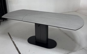 Стол KAI 140 TL-58 поворотная система раскладки, испанская керамика / Темно-серый / Черный, ®DISAUR в Белоярском (ХМАО) - beloiarskii.ok-mebel.com | фото 4