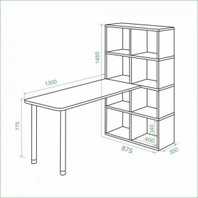 Стол компьютерный Bartolo в Белоярском (ХМАО) - beloiarskii.ok-mebel.com | фото 3