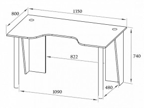 Стол компьютерный КСТ-18 в Белоярском (ХМАО) - beloiarskii.ok-mebel.com | фото 3