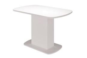 Стол обеденный Соренто (Белый глянец) в Белоярском (ХМАО) - beloiarskii.ok-mebel.com | фото 2