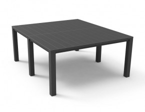 Стол раскладной Джули (Julie Double table 2 configurations) Графит в Белоярском (ХМАО) - beloiarskii.ok-mebel.com | фото 3