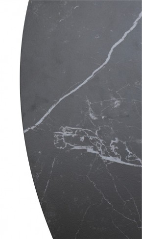 Стол TERNI 120 MATT BLACK MARBLE SOLID CERAMIC Черный мрамор матовый, керамика /Черн.каркас, ®DISAUR в Белоярском (ХМАО) - beloiarskii.ok-mebel.com | фото 9