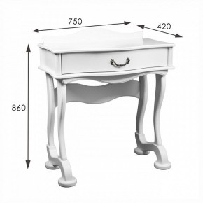 Стол туалетный Джульетта Л в Белоярском (ХМАО) - beloiarskii.ok-mebel.com | фото 12