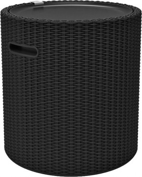 Столик-холодильник Кул-Стул (Cool stool) графит в Белоярском (ХМАО) - beloiarskii.ok-mebel.com | фото 2
