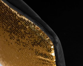 Стул барный DOBRIN DARCY GOLD SHINY, черный велюр с золотыми пайетками в Белоярском (ХМАО) - beloiarskii.ok-mebel.com | фото 8