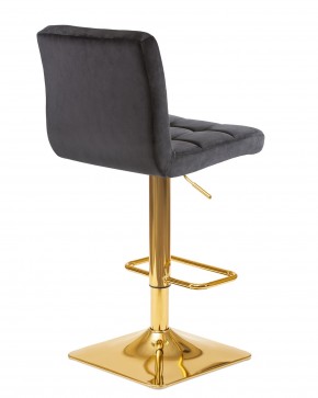 Стул барный DOBRIN GOLDIE, черный велюр (MJ9-101) в Белоярском (ХМАО) - beloiarskii.ok-mebel.com | фото 4