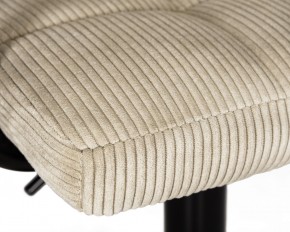 Стул барный DOBRIN KRUGER ARM BLACK, бежевый вельвет (LAR-E2041-04) в Белоярском (ХМАО) - beloiarskii.ok-mebel.com | фото 7