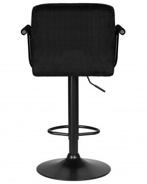 Стул барный DOBRIN KRUGER ARM BLACK, черный вельвет (LAR-E2041-52) в Белоярском (ХМАО) - beloiarskii.ok-mebel.com | фото 5