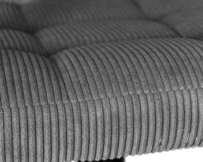 Стул барный DOBRIN KRUGER ARM BLACK, серый вельвет (LAR-E2041-25) в Белоярском (ХМАО) - beloiarskii.ok-mebel.com | фото 8
