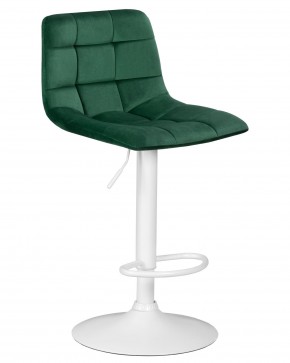 Стул барный DOBRIN TAILOR WHITE, зеленый велюр (MJ9-88) в Белоярском (ХМАО) - beloiarskii.ok-mebel.com | фото 2