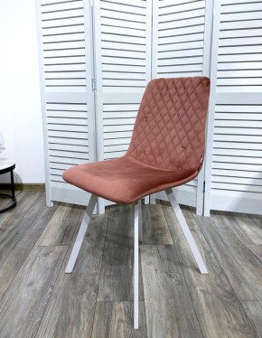 Стул DAIQUIRI BLUVEL-52 PINK / белый каркас, велюр М-City в Белоярском (ХМАО) - beloiarskii.ok-mebel.com | фото 7