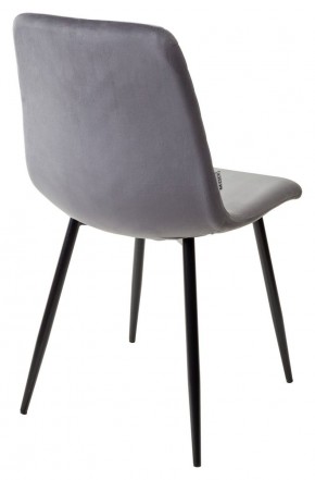 Стул DUKE BLUVEL-14 GREY, велюр / черный каркас М-City в Белоярском (ХМАО) - beloiarskii.ok-mebel.com | фото 3