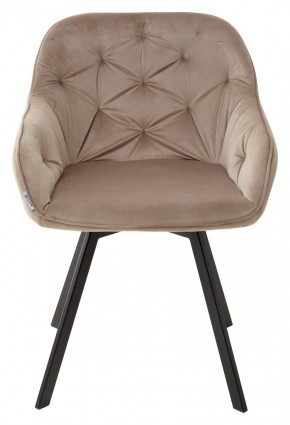 Стул GALE 360 град. поворот. BLUVEL-40 BEIGE, велюр/ черный каркас, М-City в Белоярском (ХМАО) - beloiarskii.ok-mebel.com | фото 6