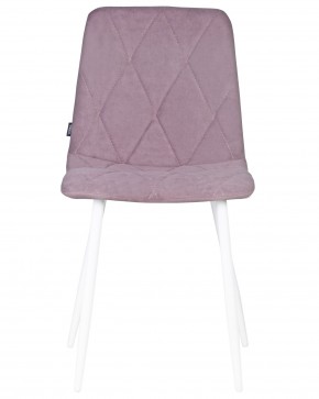 Стул обеденный DOBRIN CHILLY ROMBO, Лавандовый Simple 48, основание белый в Белоярском (ХМАО) - beloiarskii.ok-mebel.com | фото 6