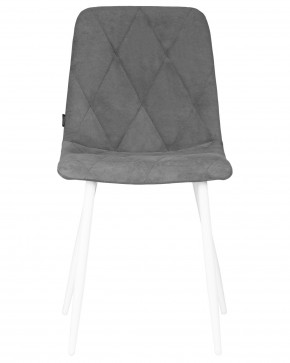 Стул обеденный DOBRIN CHILLY ROMBO, Серый Simple 33, основание белый в Белоярском (ХМАО) - beloiarskii.ok-mebel.com | фото 6