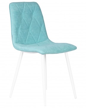 Стул обеденный DOBRIN CHILLY ROMBO, Тиффани Simple 51, основание белый в Белоярском (ХМАО) - beloiarskii.ok-mebel.com | фото 2