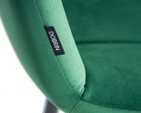 Стул обеденный DOBRIN CHILLY, Темно-зеленый Holland 30, основание черное в Белоярском (ХМАО) - beloiarskii.ok-mebel.com | фото 10