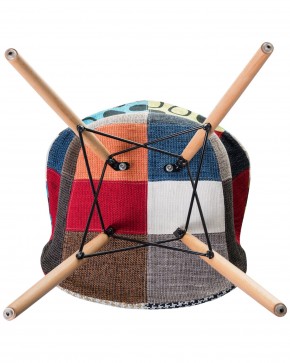 Стул обеденный DOBRIN DAW PATCHWORK, цвет сиденья мозаика в Белоярском (ХМАО) - beloiarskii.ok-mebel.com | фото 7