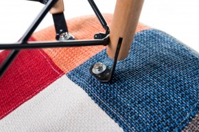 Стул обеденный DOBRIN DAW PATCHWORK, цвет сиденья мозаика в Белоярском (ХМАО) - beloiarskii.ok-mebel.com | фото 8