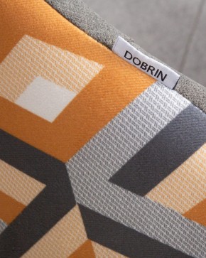 Стул обеденный DOBRIN MARKUS, ЭМАЛЬ ЧЕРНЫЙ МУАР ткань Candy Graphite+Escada Ochre в Белоярском (ХМАО) - beloiarskii.ok-mebel.com | фото 10