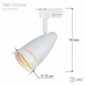 Светильник на штанге Эра  TR49 - GU10 WH в Белоярском (ХМАО) - beloiarskii.ok-mebel.com | фото 4