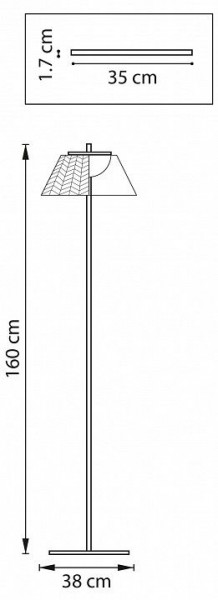 Торшер Lightstar Napoli 794710 в Белоярском (ХМАО) - beloiarskii.ok-mebel.com | фото 6