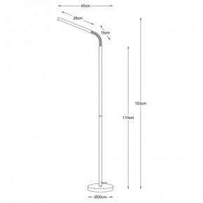 Торшер Lucide Gilly 36712/05/30 в Белоярском (ХМАО) - beloiarskii.ok-mebel.com | фото 2