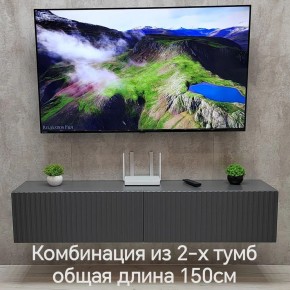 Тумба подвесная под ТВ LINES MTV1-MA 750 Темно-серый (Графит-M 10.1.25) в Белоярском (ХМАО) - beloiarskii.ok-mebel.com | фото 10